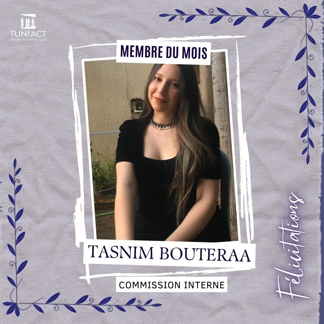 Mettons en lumière notre membre exceptionnelle @tasnim_bouteraa pour...