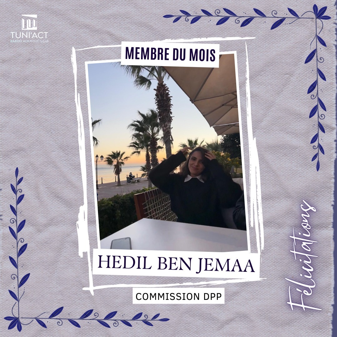 Mettons en lumière notre membre exceptionnelle Hedil ben Jemaa pour l...